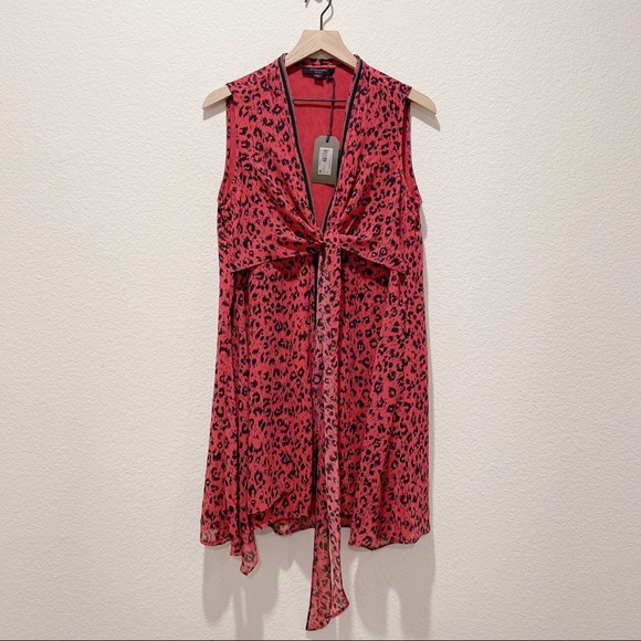 AllSaints Jayda Roar Dress, Pink size M - Picture 7 of 11